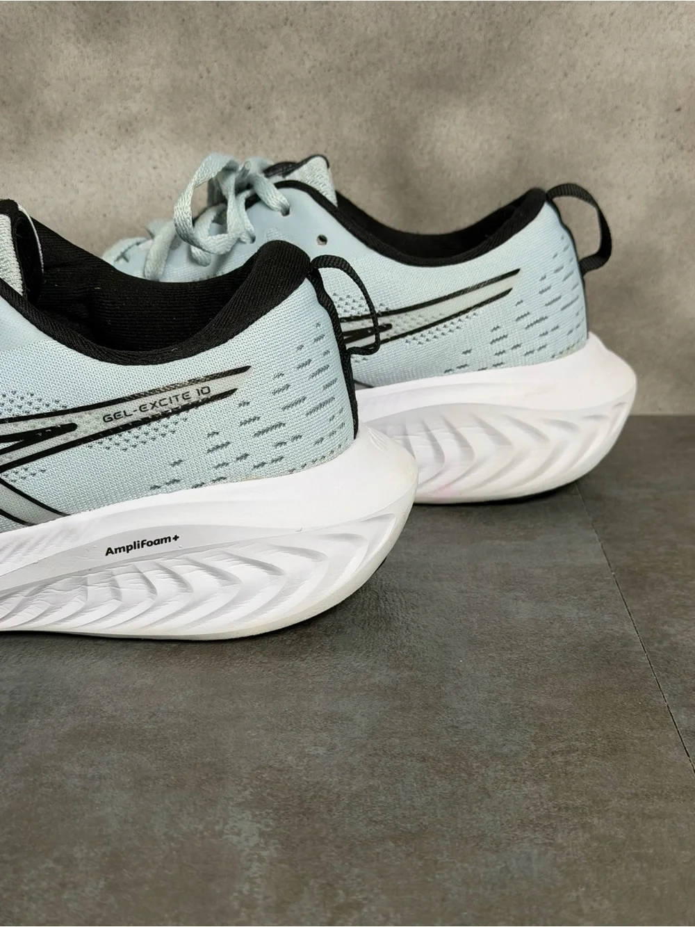 Asics Gel-Excite 10 Men's Cool Grey/Black Running Shoes 1011B600 Size 9